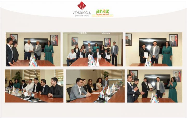 “Araz” supermarketlər şəbəkəsinin dəstəyilə 5 qazi İnsan Resurslarının İdarə Olunması ixtisasına yiyələndi